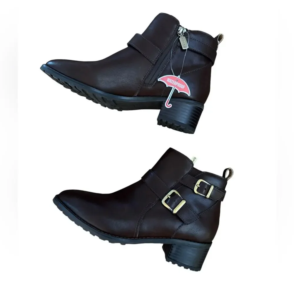 NWOT Blondo Shantel Waterproof Brown Ankle Boots – Sz 8.5M